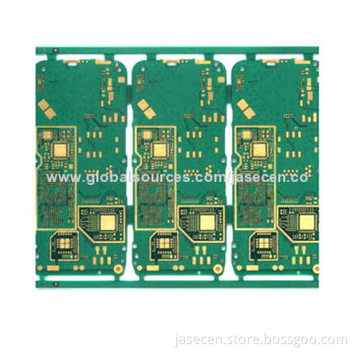 Shenzhen Rigid PCB, 4-layer ENIG, Immersion Gold, Made of FR4